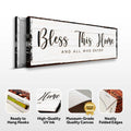 Bless This Home Sign by Tailored Canvases
