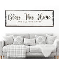 Bless This Home Sign by Tailored Canvases