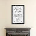 Bless Us Oh Lord And These Thy Gifts Sign VI by Tailored Canvases