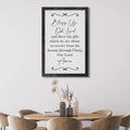 Bless Us Oh Lord And These Thy Gifts Sign VI by Tailored Canvases