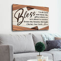 Bless Us Oh Lord Faith Sign by Tailored Canvases