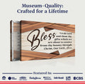Bless Us Oh Lord Faith Sign by Tailored Canvases