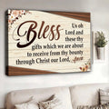 Bless Us Oh Lord Faith Sign III by Tailored Canvases