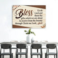 Bless Us Oh Lord Faith Sign III by Tailored Canvases