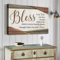 Bless Us Oh Lord Faith Sign IV by Tailored Canvases