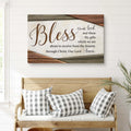 Bless Us Oh Lord Faith Sign IV by Tailored Canvases