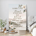 Blessed Is She Who Has Believed - Luke 1:45 Faith Wall Art by Tailored Canvases