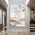 Blessed Is She Who Has Believed - Luke 1:45 Faith Wall Art by Tailored Canvases