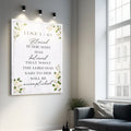 Blessed Is She Who Has Believed - Luke 1:45 Faith Wall Art II by Tailored Canvases