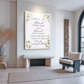 Blessed Is She Who Has Believed - Luke 1:45 Faith Wall Art II by Tailored Canvases