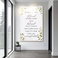 Blessed Is She Who Has Believed - Luke 1:45 Faith Wall Art II by Tailored Canvases