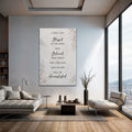 Blessed Is She Who Has Believed - Luke 1:45 Faith Wall Art III by Tailored Canvases