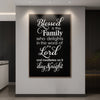 Blessed Is The Family Faith Sign II