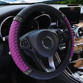 Bling Soft Leather Car Steering Wheel Cover Non-Slip Heat And Cold Protector by DailySale