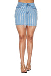 Denim Bling Skirt