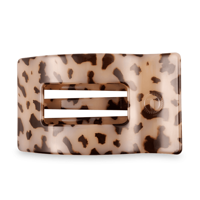 Blonde Tortoise Large Flat Rectangle Hair Clip by TELETIES