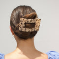 Blonde Tortoise Large Flat Rectangle Hair Clip by TELETIES