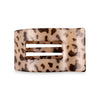 Blonde Tortoise Medium Flat Rectangle Hair Clip