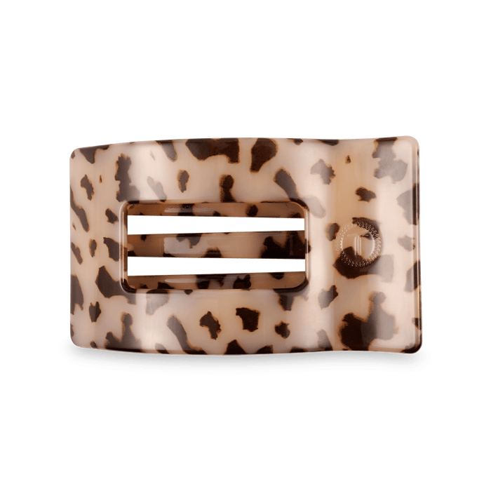 Blonde Tortoise Medium Flat Rectangle Hair Clip by TELETIES