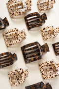 Blonde Tortoise Medium Flat Square Hair Clip by TELETIES