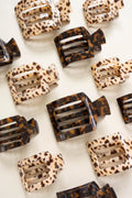 Blonde Tortoise Medium Flat Square Hair Clip by TELETIES