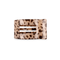 Blonde Tortoise Small Flat Rectangle Hair Clip by TELETIES