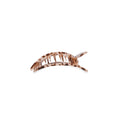 Blonde Tortoise Small Flat Square Hair Clip by TELETIES