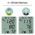 Blood Pressure Monitor Large LCD Display and Adjustable Wrist Cuff by DailySale