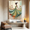 Blooming Modern Abstract Wall Art by Tailored Canvases