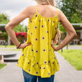 Blouse Floral Strap Top by DailySale