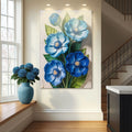 Blue Blossom Bouquet Wall Art by Tailored Canvases