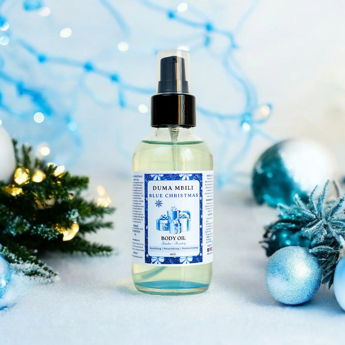 Blue Christmas Body Oil by Duma Mbili LLC