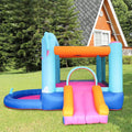 Blue Elephant Bouncy Castle House with 350W Blower by DailySale