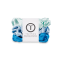 Blue My Mind Large Silk Scrunchies by TELETIES