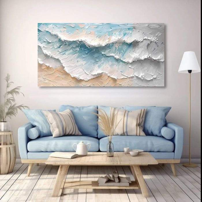 Blue Ocean Coastal Wall Art by Tailored Canvases