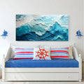 Blue Ocean Coastal Wall Art II by Tailored Canvases