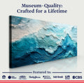 Blue Ocean Coastal Wall Art II by Tailored Canvases