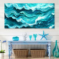 Blue Ocean Coastal Wall Art III by Tailored Canvases
