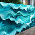Blue Ocean Coastal Wall Art III by Tailored Canvases