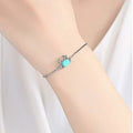Blue Opal Adjustable Bolo Charm Bracelets by DailySale