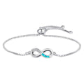 Blue Opal Adjustable Bolo Charm Bracelets by DailySale