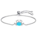 Blue Opal Adjustable Bolo Charm Bracelets by DailySale