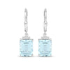 Blue Topaz Dangle Earrings