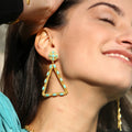 Large Southwestern Chandelier Earrings by Christina Greene