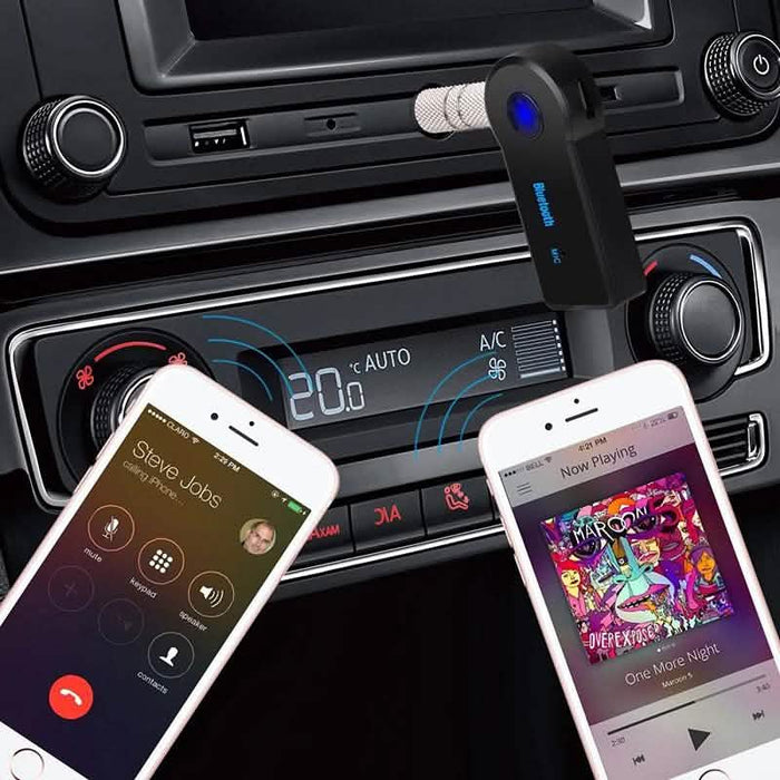 Bluetooth 5.0 Receiver and Transmitter Adapter with 3.5mm Jack by DailySale