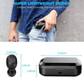 Bluetooth 5.0 Wireless Earbuds with 2000mAh Charging Case Stereo Headphones by DailySale