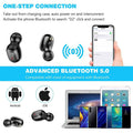 Bluetooth 5.0 Wireless Earbuds with 2000mAh Charging Case Stereo Headphones by DailySale
