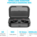 Bluetooth 5.0 Wireless Earbuds with 2000mAh Charging Case Stereo Headphones by DailySale