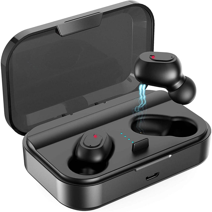 Bluetooth 5.0 Wireless Earbuds with 2000mAh Charging Case Stereo Headphones by DailySale