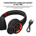 Bluetooth Headset Wireless Hi-Fi Stereo Foldable Headphones by DailySale